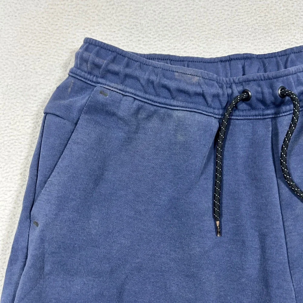 Nike Tech Fleece Shorts Mens Size M Blue CU4503-410 Zipper Pocket